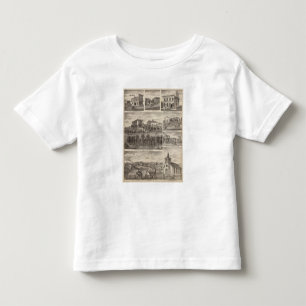 Camiseta Infantil Residências, negócios, e cidade de Eyota