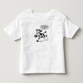 Camiseta Infantil Responsabilidade Vaca Fofa