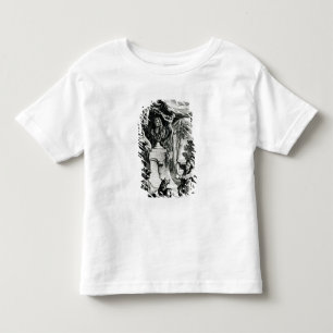 Camiseta Infantil Retrato alegórico de Jean de La Fontaine