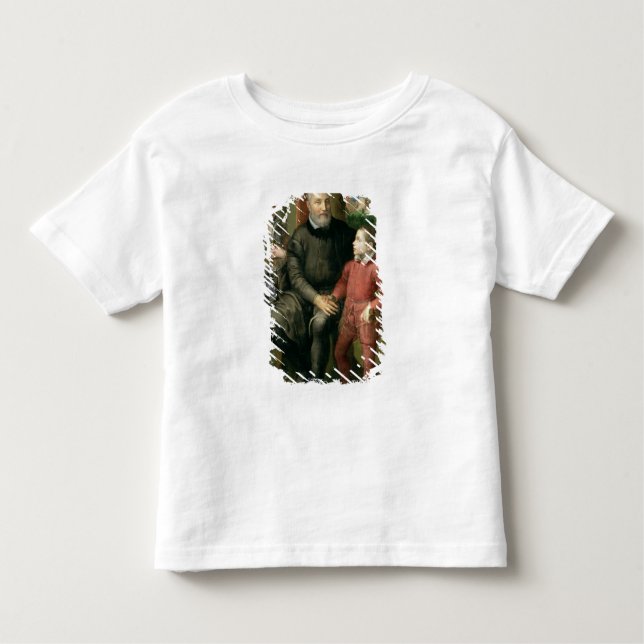 Camiseta Infantil Retrato da família do artista, Minerva (Frente)