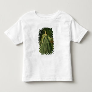 Camiseta Infantil Retrato da imperatriz Anna Ivanovna 1730