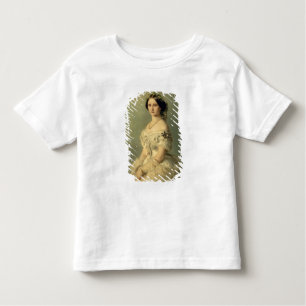 Camiseta Infantil Retrato da princesa de Baden, 1856