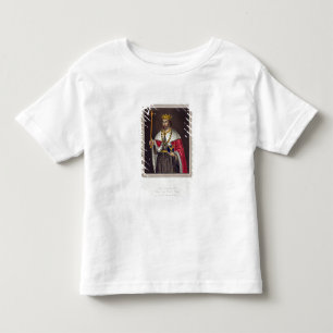 Camiseta Infantil Retrato de 1284-1327) fundadores do rei Edward II