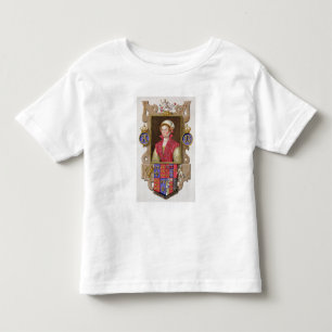 Camiseta Infantil Retrato de 1507-36) ?as rainhas de Anne Boleyn (da