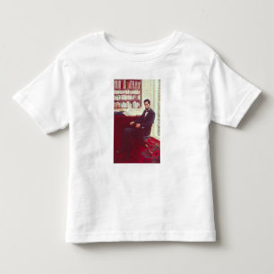 Camiseta Infantil Retrato de Abraham Lincoln