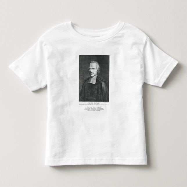 Camiseta Infantil Retrato de Adrien Baillet (Frente)