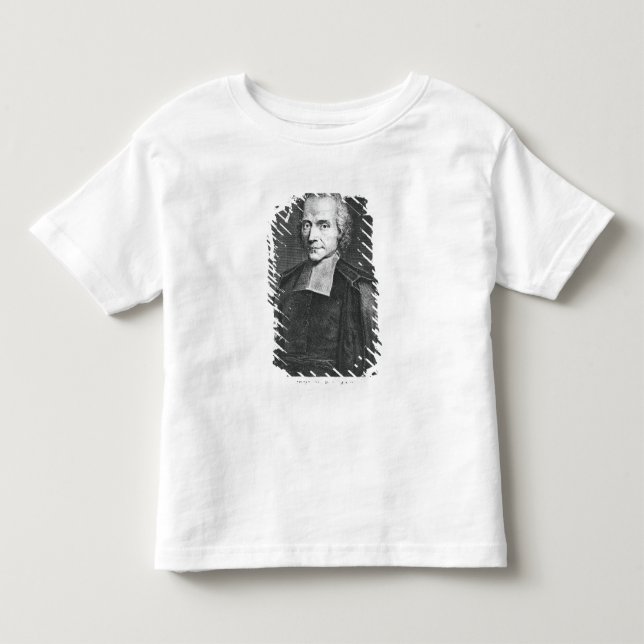 Camiseta Infantil Retrato de Adrien Baillet (Frente)
