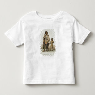 Camiseta Infantil Retrato de Akaitcho e de seu filho, 'da narrativa