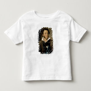 Camiseta Infantil Retrato de Alexander Pushkin