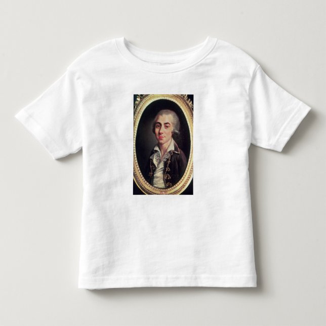 Camiseta Infantil Retrato de Andre Chenier (Frente)