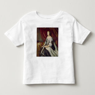 Camiseta Infantil Retrato de Anne da rainha de Áustria de France