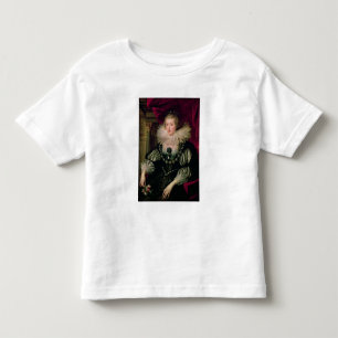Camiseta Infantil Retrato de Anne do Infanta de Áustria da espanha