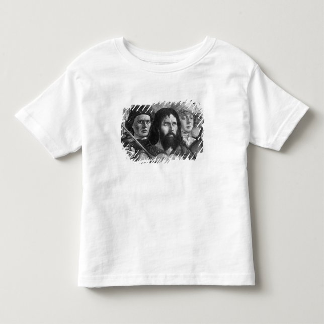 Camiseta Infantil Retrato de auto 3 (Frente)