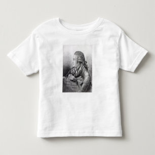Camiseta Infantil Retrato de auto, frontispiece a seu 'livro de