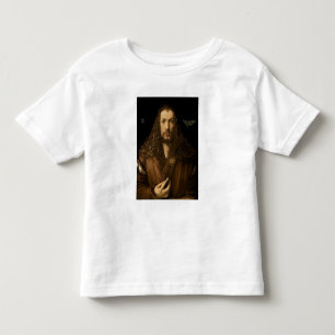 Camiseta Infantil Retrato de auto na idade de vinte e oito, 1500