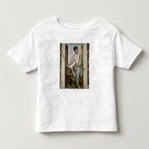 Camiseta Infantil Retrato de auto no traje da caça, 1562