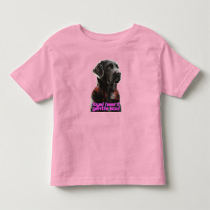 Camiseta Infantil Retrato de Cachorro Preto Elegante - Arte de Anima