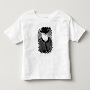 Camiseta Infantil Retrato de Charles Darwin 1881
