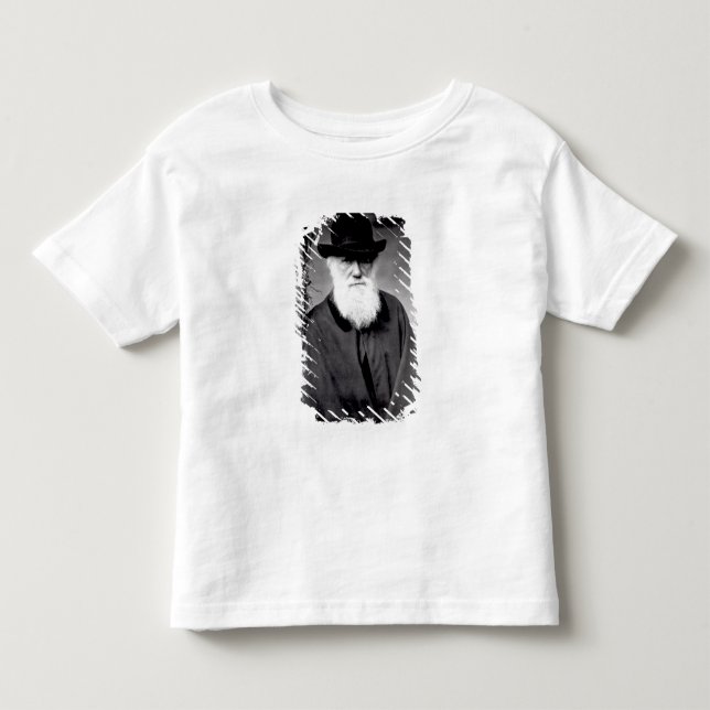 Camiseta Infantil Retrato de Charles Darwin 1881 (Frente)