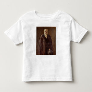 Camiseta Infantil Retrato de Charles Darwin 1883