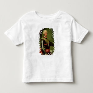 Camiseta Infantil Retrato de Charles III c.1761