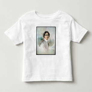 Camiseta Infantil Retrato de Clara Schumann 1853