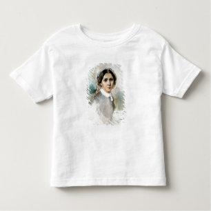 Camiseta Infantil Retrato de Clara Schumann 1853