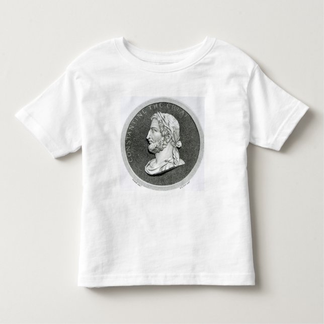 Camiseta Infantil Retrato de Constantim o excelente (Frente)