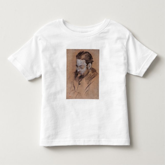 Camiseta Infantil Retrato de Edgar Degas | de Diego Martelli (Frente)