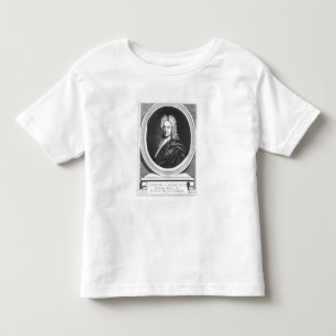 Camiseta Infantil Retrato de Edmond Halley
