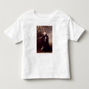 Camiseta Infantil Retrato de Elizabeth, rainha de Boémia