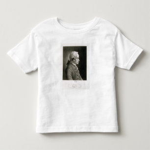 Camiseta Infantil Retrato de Emmanuel Kant, filósofo alemão