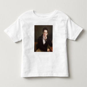 Camiseta Infantil Retrato de Franz Schubert, compositor austríaco
