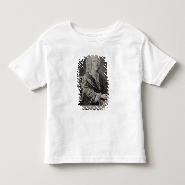 Camiseta Infantil Retrato de Georg Philipp Telemann (Frente)