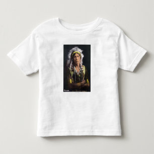Camiseta Infantil Retrato de Hiawatha
