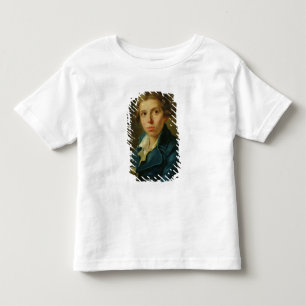 Camiseta Infantil Retrato de Jacques-Louis David como uma juventude