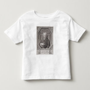 Camiseta Infantil Retrato de James Gibbs (1682-1754) 'dos planos, S