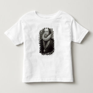 Camiseta Infantil Retrato de James mim após uma miniatura perto