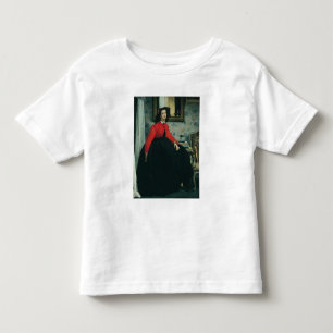 Camiseta Infantil Retrato de James Tissot do Mlle. L.L. 1864