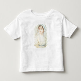 Camiseta Infantil Retrato de Jane Austen