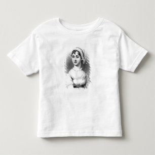 Camiseta Infantil Retrato de Jane Austen