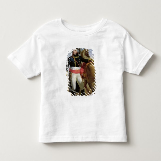 Camiseta Infantil Retrato de Jean Baptiste Kleber (Frente)