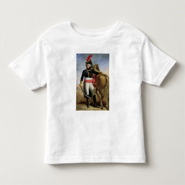 Camiseta Infantil Retrato de Jean Baptiste Kleber (Frente)
