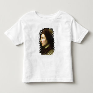 Camiseta Infantil Retrato de Jean-Jacques Rousseau