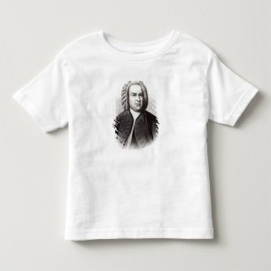 Camiseta Infantil Retrato de Johann Sebastian Bach