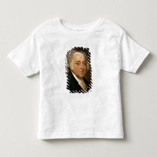 Camiseta Infantil Retrato de John Adams