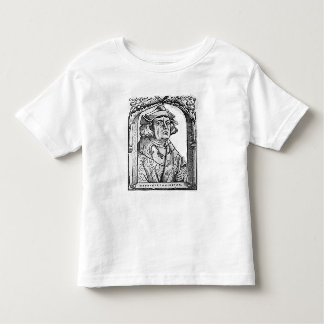 Camiseta Infantil Retrato de John de Indagine (Frente)