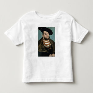 Camiseta Infantil Retrato de John Frederick o Magnanimous (1503-5