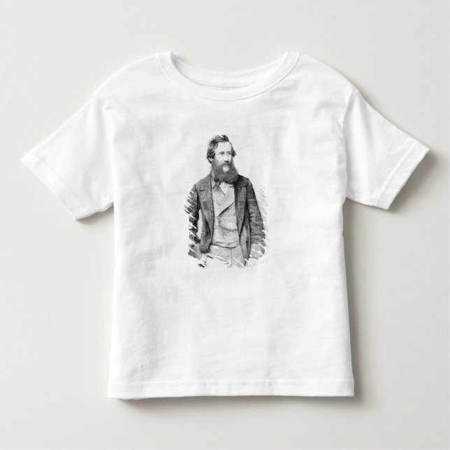 Camiseta Infantil Retrato de John Hanning Speke (Frente)