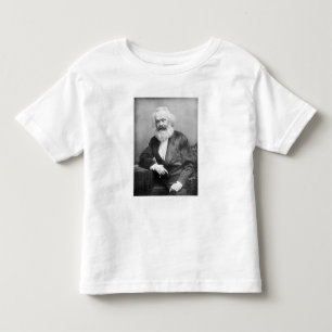 Camiseta Infantil Retrato de Karl Marx